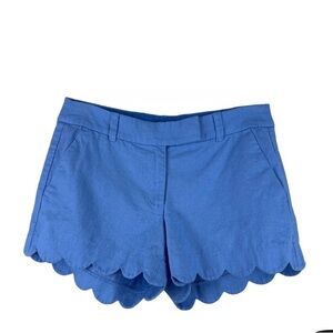 Lane Bryant 'The Allie' Scalloped Hem Cornflower Blue Shorts XXL (2X, 18/20)